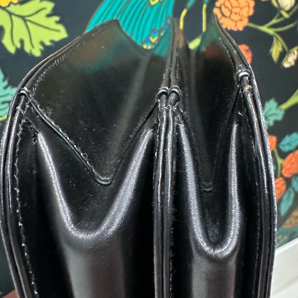 Bally Vintage Black Leather Structured Shoulder Bag - Picture 11 of 13